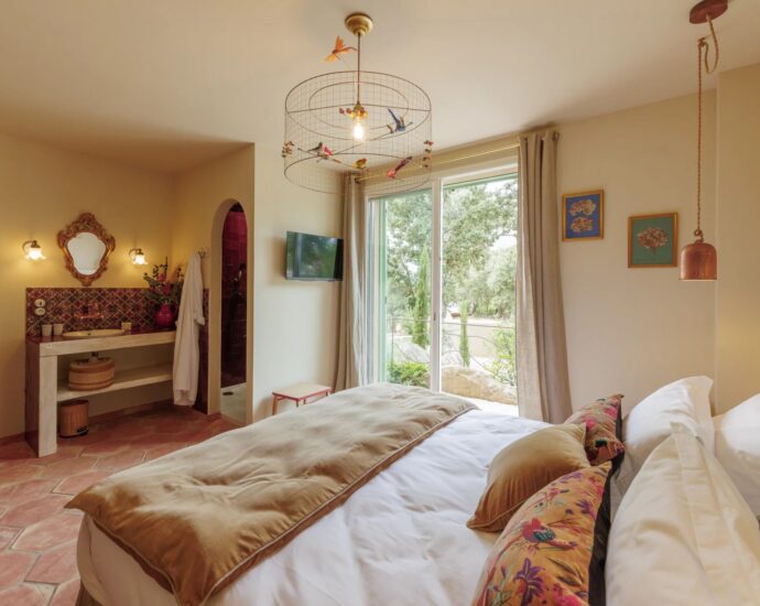 Balagne, Pigna, Villa 3 chambres, piscine, plage à pied