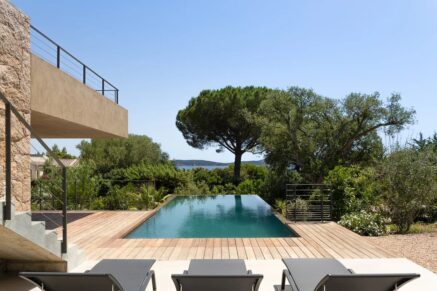 Porto-Vecchio, Domaine de Cala Rossa, villa 4 chambres, piscine, plage à pied