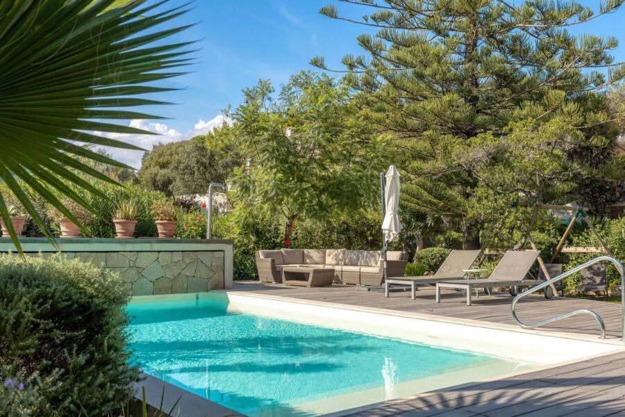 Porto Vecchio, Domaine de Cala Rossa, Villa 5 chambres, piscine chauffée, plage à pied