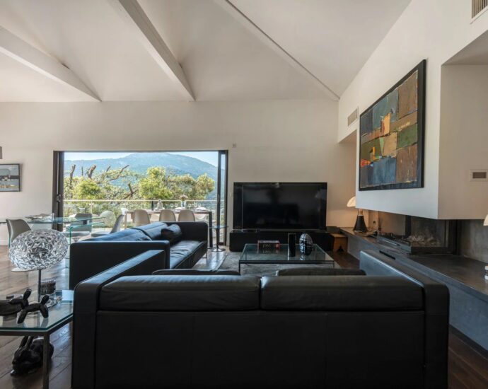 Ajaccio, Villa, 3 chambres, piscine, vue panoramique montagnes,