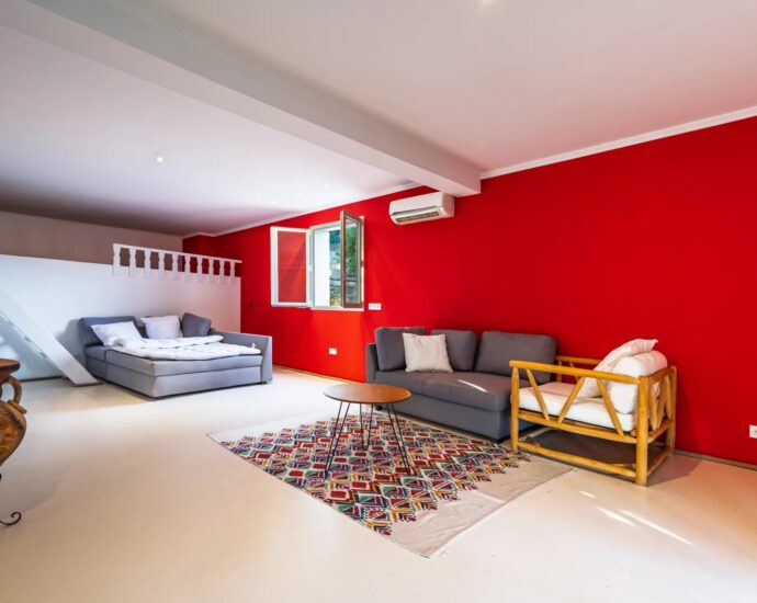 Saint-Florent, Villa vue mer panoramique, 4 chambres, appartement indépendant, piscine à débordement, proche plage