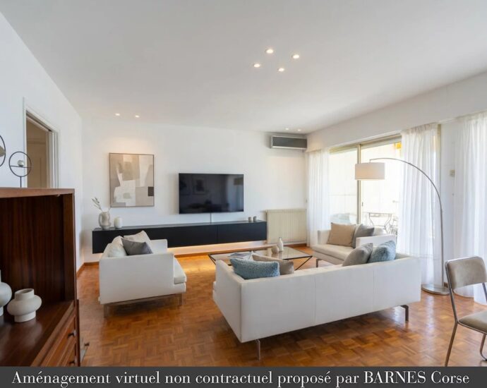 Exclusive, Ajaccio, Apartment in Private Residence, 1 Bedrooms, Terraces, Steps from the Beach