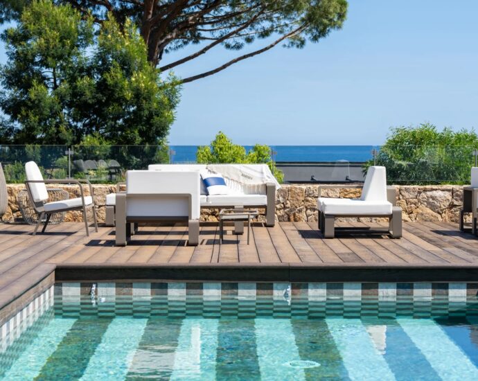 Caramontino, Villa-Hôtel avec vue mer, 8 chambres avec piscines indépendantes, piscine, plage à pied