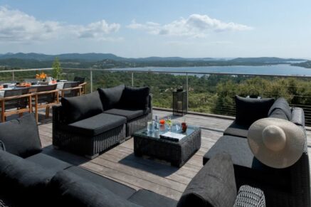 Porto-Vecchio, Villa vue mer panoramique, 4 chambres, piscine, proche plage