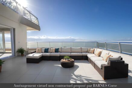 Ajaccio, Exclusivité, Penthouse type T6, 4 chambres vue panoramique mer