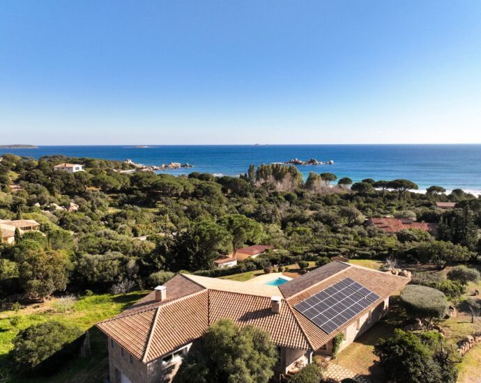 Palombaggia, Folaca, Sea View Villa, 6 Bedrooms, Walking Distance to the Beach, Swimming Pool