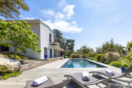 Porto-Vecchio, Domaine de Cala Rossa, villa 6 chambres, piscine et plage à pied, Villa Cala Rossa