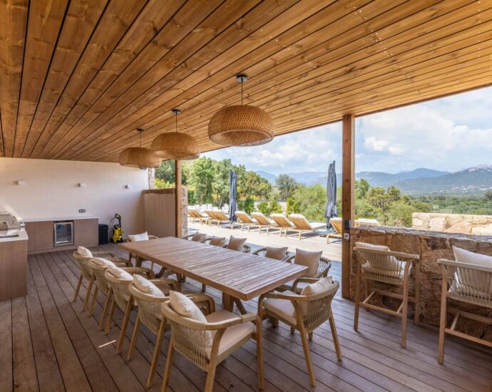 Caramontino, Domaine privé d&rsquo;Arinella,  Villa 6 chambres, Piscine, Jacuzzi, Vue montagnes, Plage à pied