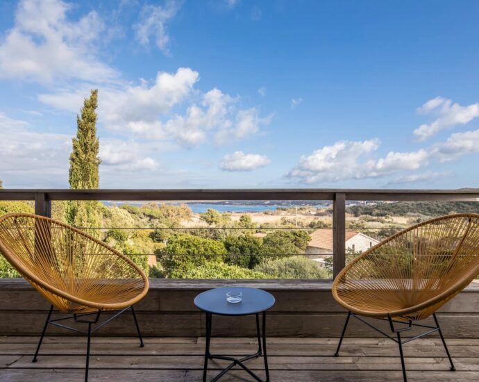 Bonifacio, Santa Manza, Sea View Villa, 4 Bedrooms, Pool, Walking Distance to the Beach