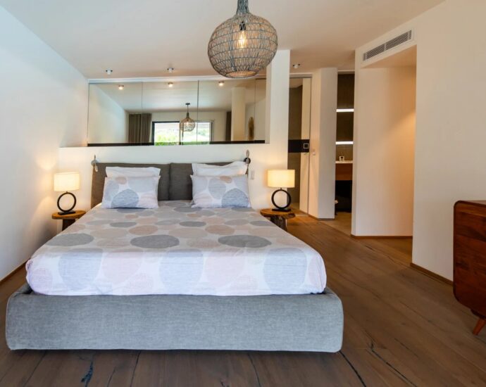 Domaine d&rsquo;Arasu, Villa vue mer panoramique, 4 chambres, piscine chauffée, proche plage