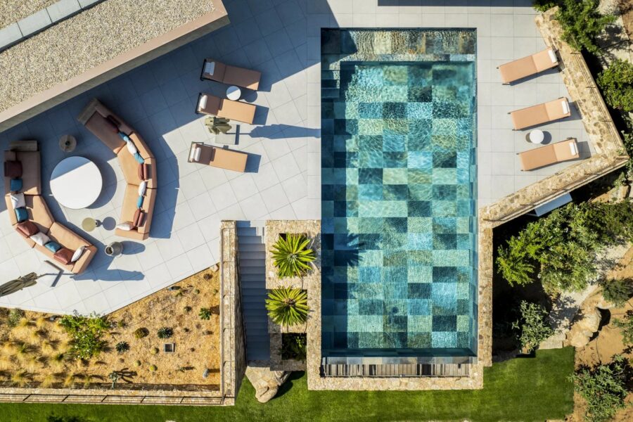 Sainte-Lucie de Porto-Vecchio, Caramontinu, Villa vue mer panoramique, 6 chambres, piscine, proche plage