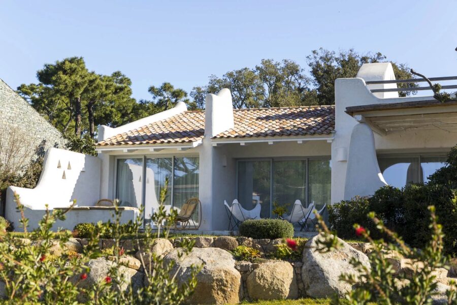 Porto-Vecchio, Domaine de Cala Rossa, villa pied dans l’eau, vue mer panoramique, 5 chambres, plage à pied