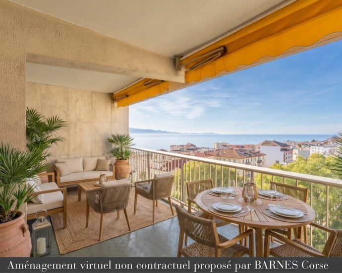 Exclusive, Ajaccio, Apartment in Private Residence, 1 Bedrooms, Terraces, Steps from the Beach