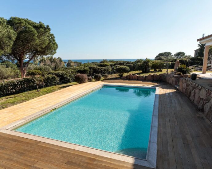 Palombaggia, Folaca, Sea View Villa, 6 Bedrooms, Walking Distance to the Beach, Swimming Pool