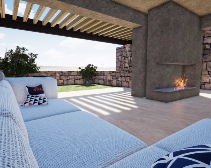 Occhiatana, Terrain à bâtir avec permis purgé pour villa d&rsquo;achitecte en pierre avec piscine, proche plages et L’Île-Rousse