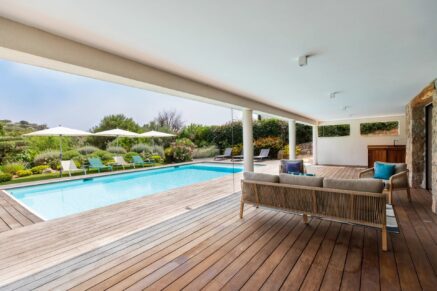 Domaine d&rsquo;Arasu, Villa vue mer panoramique, 4 chambres, piscine chauffée, proche plage