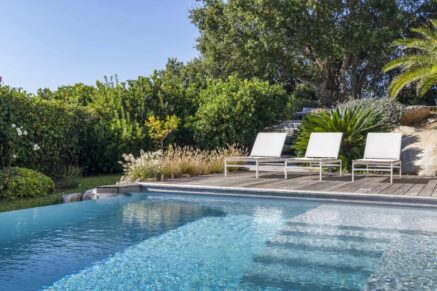 Porto -Vecchio, Arasu, Cirindinu, Villa vue mer panoramique, 3 chambres, piscine chauffée, proche plage