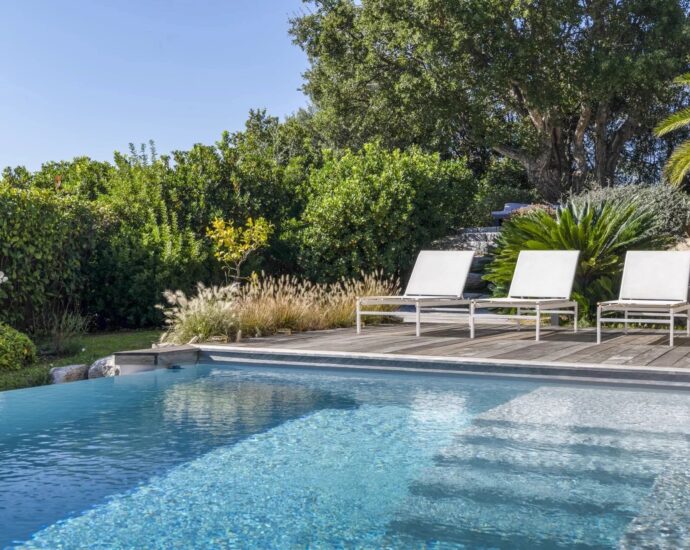 Porto -Vecchio, Arasu, Cirindinu, Villa vue mer panoramique, 3 chambres, piscine chauffée, proche plage