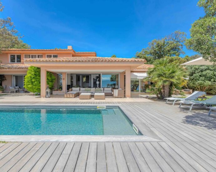 Ajaccio, Salario, Villa vue mer, 4 Chambres, Piscine, proche plage