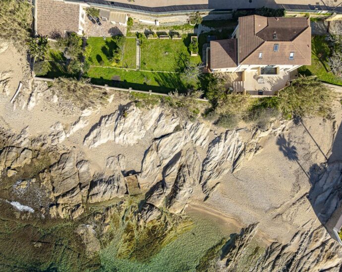 Exclusive: Ajaccio, waterfront villa with panoramic sea view, 6 bedrooms, walking distance to the beach.