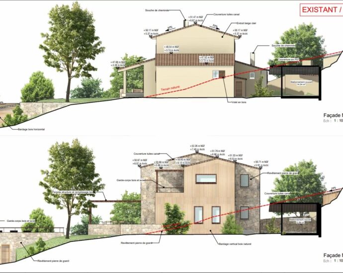 Exclusivité, Palombaggia, Villa, 4 chambres, vue dégagée, proche plage