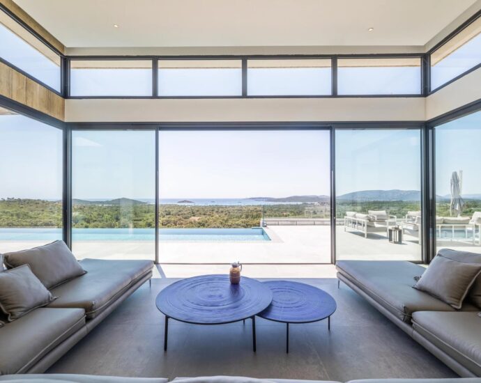 Saint-Cyprien, villa 7 chambres, piscine, vue mer panoramique, proche plage