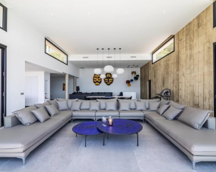 Saint-Cyprien, villa 7 chambres, piscine, vue mer panoramique, proche plage