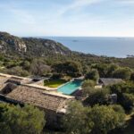 Porto-Vecchio, Palombaggia, Stone Architect-Designed Villa, Panoramic Sea Views, 3 Bedrooms, Swimming Pool, Close to the Beach