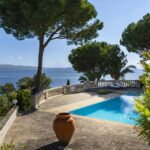 Exclusive listing, Ajaccio, 6-bedroom villa with pool, caretaker’s house, panoramic sea view, walking distance to the beach.