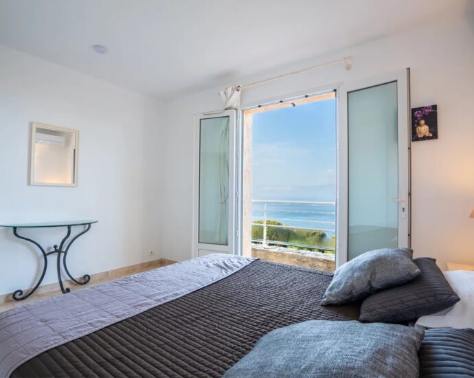 Exclusive Listing, Corbara, Marine de Davia, 2 Villas, 7 Bedrooms, 2 Pools, Panoramic Sea View, Walking Distance to the Beach