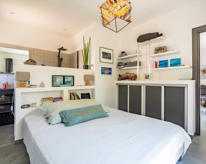 Monticello, villa 4 Chambres, piscine, vue mer, proche plage