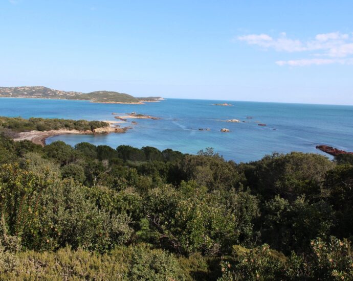 Cala Rossa, Domaine de la Tour, Villa vue mer panoramique, 6 chambres, piscine, plage à pied