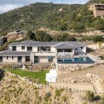 Porto-Vecchio, Palombaggia, Villa vue mer panoramique, 7 chambres, salle de sport, piscine chauffée, plage à pieds