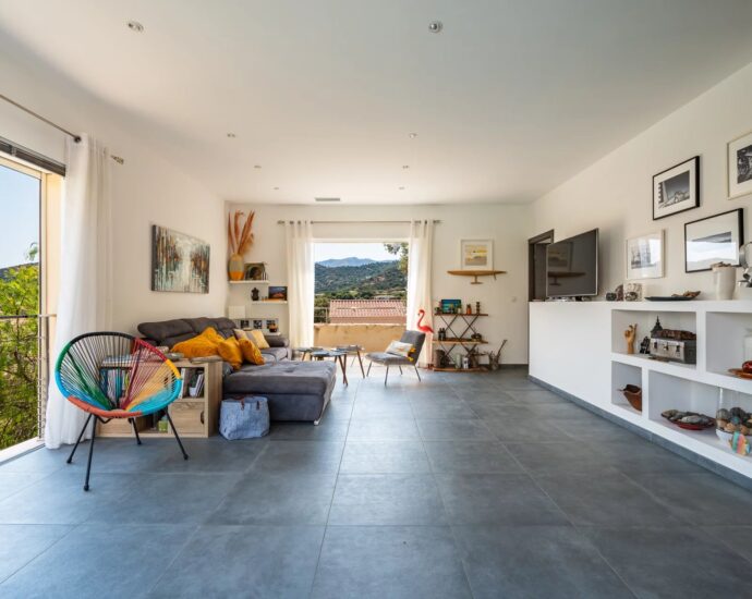 Monticello, villa 4 Chambres, piscine, vue mer, proche plage