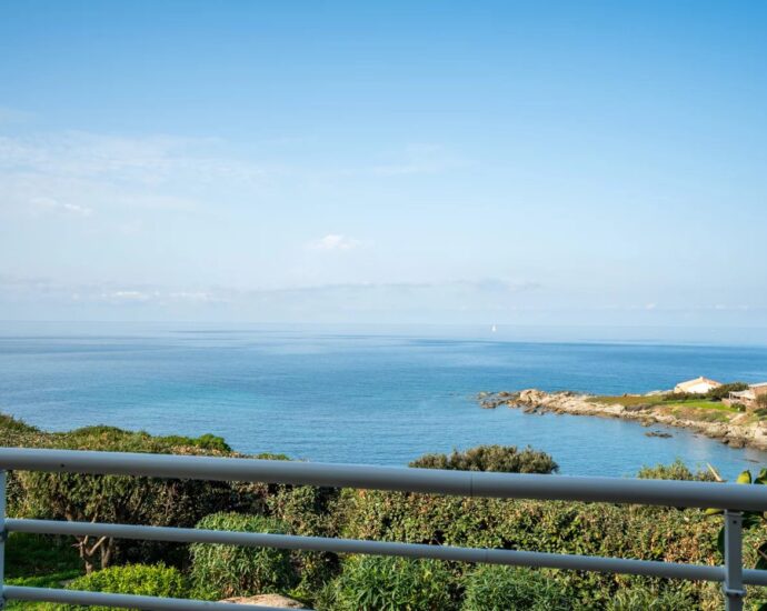 Exclusive Listing, Corbara, Marine de Davia, 2 Villas, 7 Bedrooms, 2 Pools, Panoramic Sea View, Walking Distance to the Beach