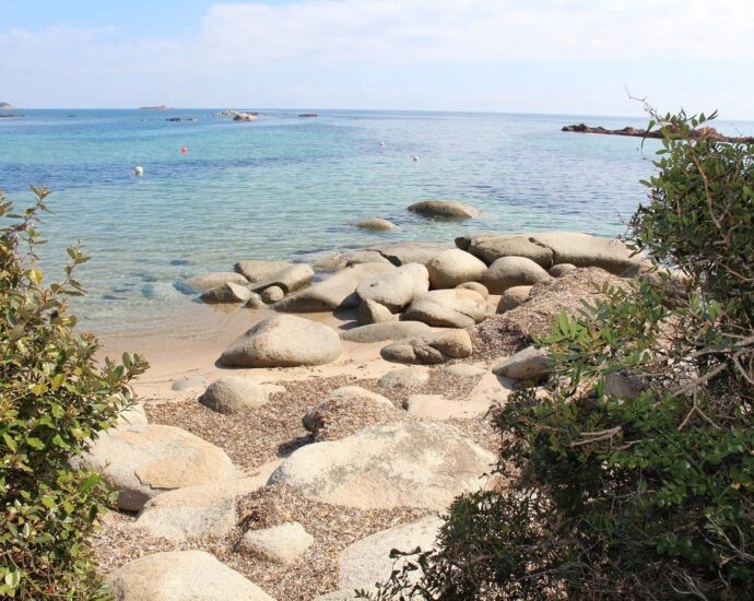 Cala Rossa, Domaine de la Tour, Villa vue mer panoramique, 6 chambres, piscine, plage à pied