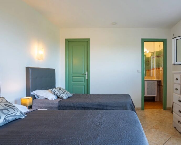 Exclusive Listing, Corbara, Marine de Davia, 2 Villas, 7 Bedrooms, 2 Pools, Panoramic Sea View, Walking Distance to the Beach