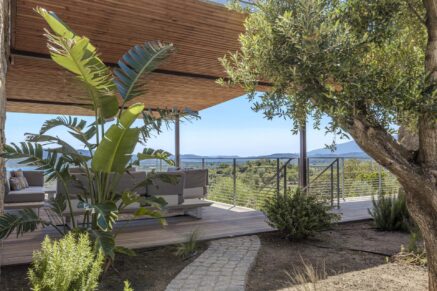 Saint-Cyprien, villa d’architecte, 7 chambres, piscine, vue mer, plage à pied