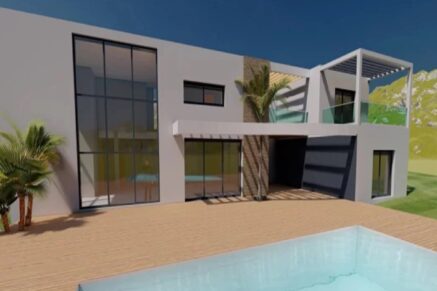 Arasu , Terrain à bâtir d&rsquo;environ 2 499 m&sup2; avec permis de construire et plage à pied