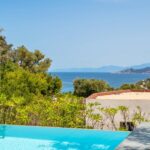 Monticello, villa 4 Chambres, piscine, vue mer, proche plage