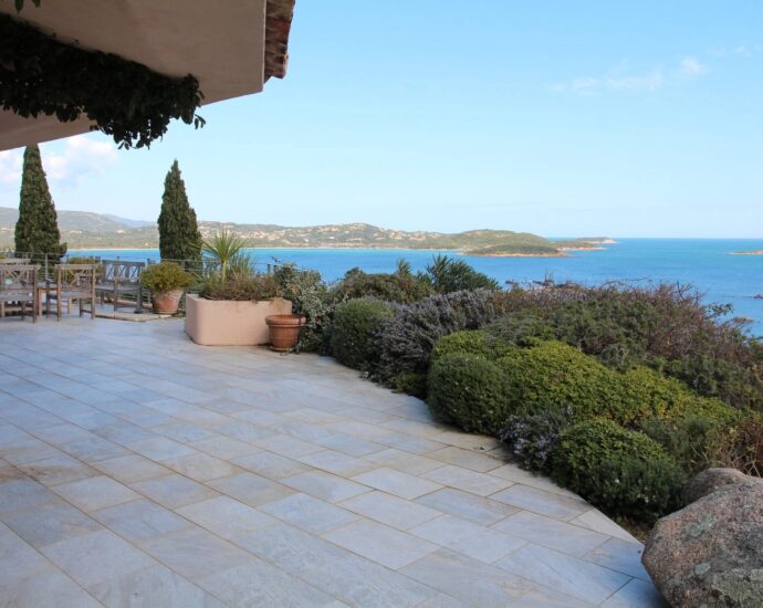 Cala Rossa, Domaine de la Tour, Villa vue mer panoramique, 6 chambres, piscine, plage à pied