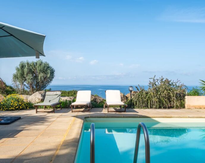 Exclusive Listing, Corbara, Marine de Davia, 2 Villas, 7 Bedrooms, 2 Pools, Panoramic Sea View, Walking Distance to the Beach