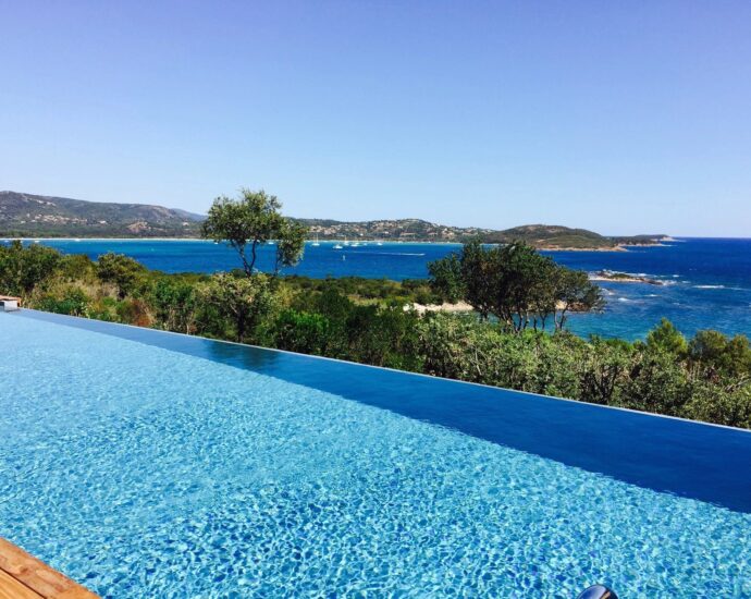 Cala Rossa, Domaine de la Tour, Villa with panoramic sea view,  7 bedrooms, Pool, Walking distance to the beach