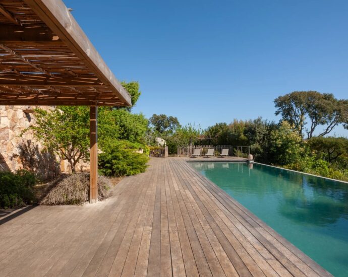 Cala Rossa, Domaine de la Tour, Villa vue mer panoramique, 7 chambres, piscine, plage à pied