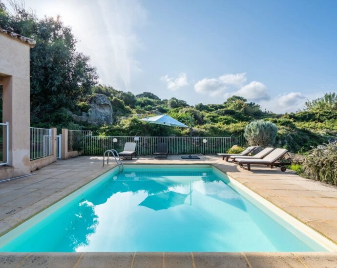 Exclusive Listing, Corbara, Marine de Davia, 2 Villas, 7 Bedrooms, 2 Pools, Panoramic Sea View, Walking Distance to the Beach