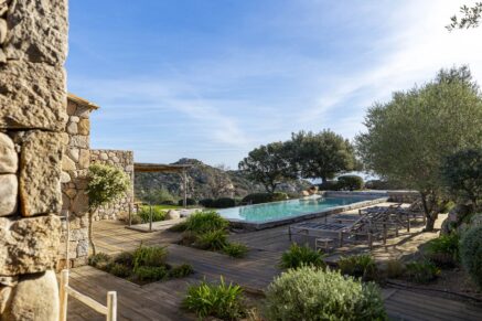 Porto-Vecchio, Palombaggia, Stone Architect-Designed Villa, Panoramic Sea Views, 3 Bedrooms, Swimming Pool, Close to the Beach