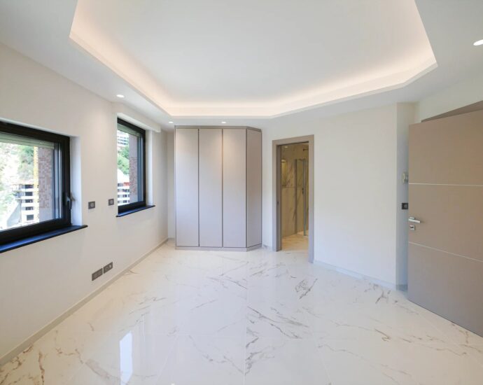 Monaco, La Rousse, Saint Roman, Appartement vue mer, 2 pièces, terrasse, parking, proche commodités