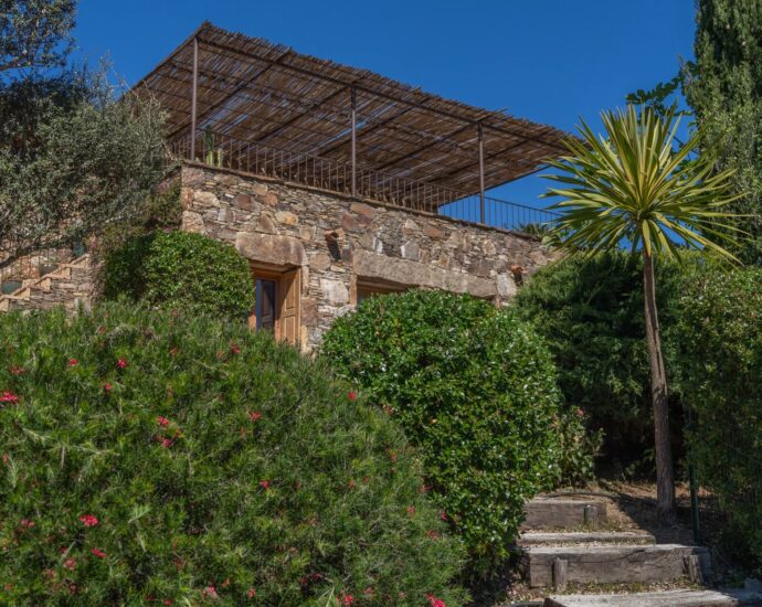 Porto-Vecchio, Piccovaggia, Villa type bergerie, 4 chambres, domaine privé, proche plage