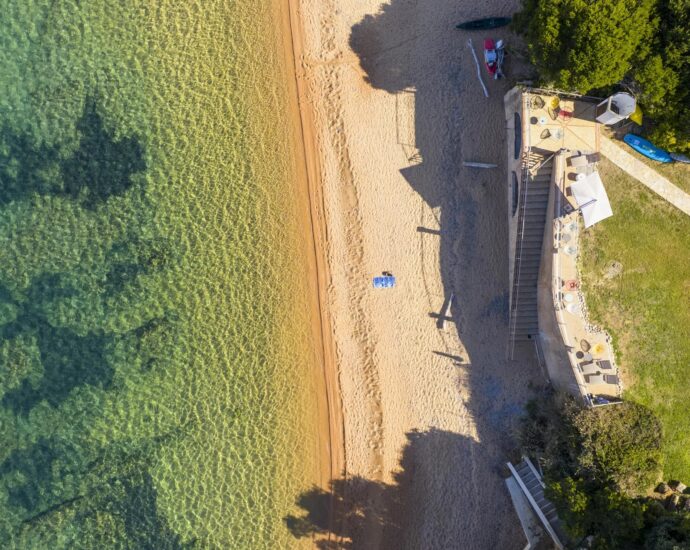 Porticcio, South Shore of Ajaccio, Waterfront villa, 5 bedrooms, panoramic sea view, direct beach access