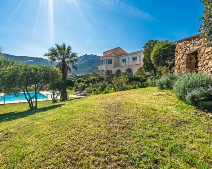 Calvi, Villa, 4 chambres, Vue mer, Piscine, Proche plage